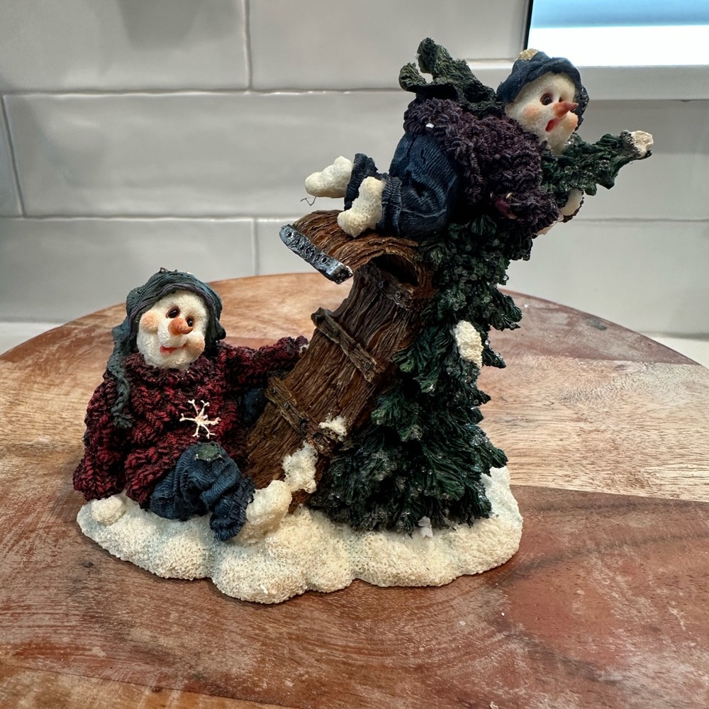 Boyds Bears Festive Snowman Holiday Figurine The Snow Dooodes